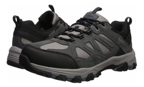 skechers relaxed fit hombre gris