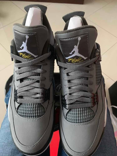 Tenis Jordan 4 Retro Gris Cool Grey Original Envio Gratis - $ 6,999.00