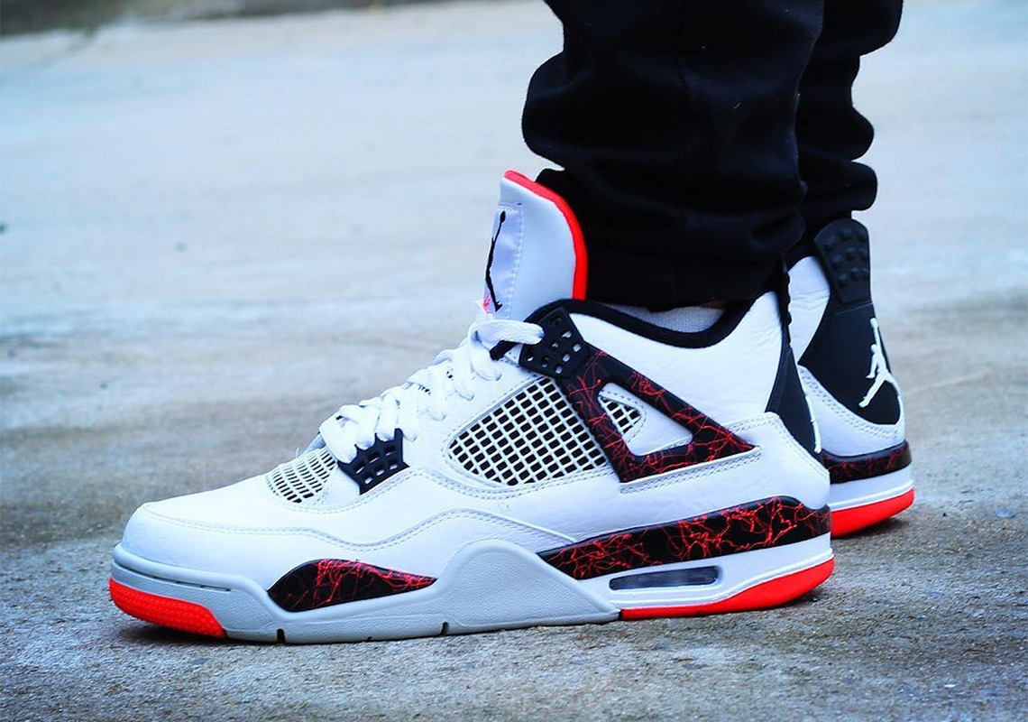Tenis Jordan 4 Retro Hot Lava Original Envio Gratis - $ 6,999.00 en Como Saber Si Un Jordan 4 Es Original
