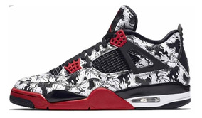 jordan retro 4 blancas con rojo