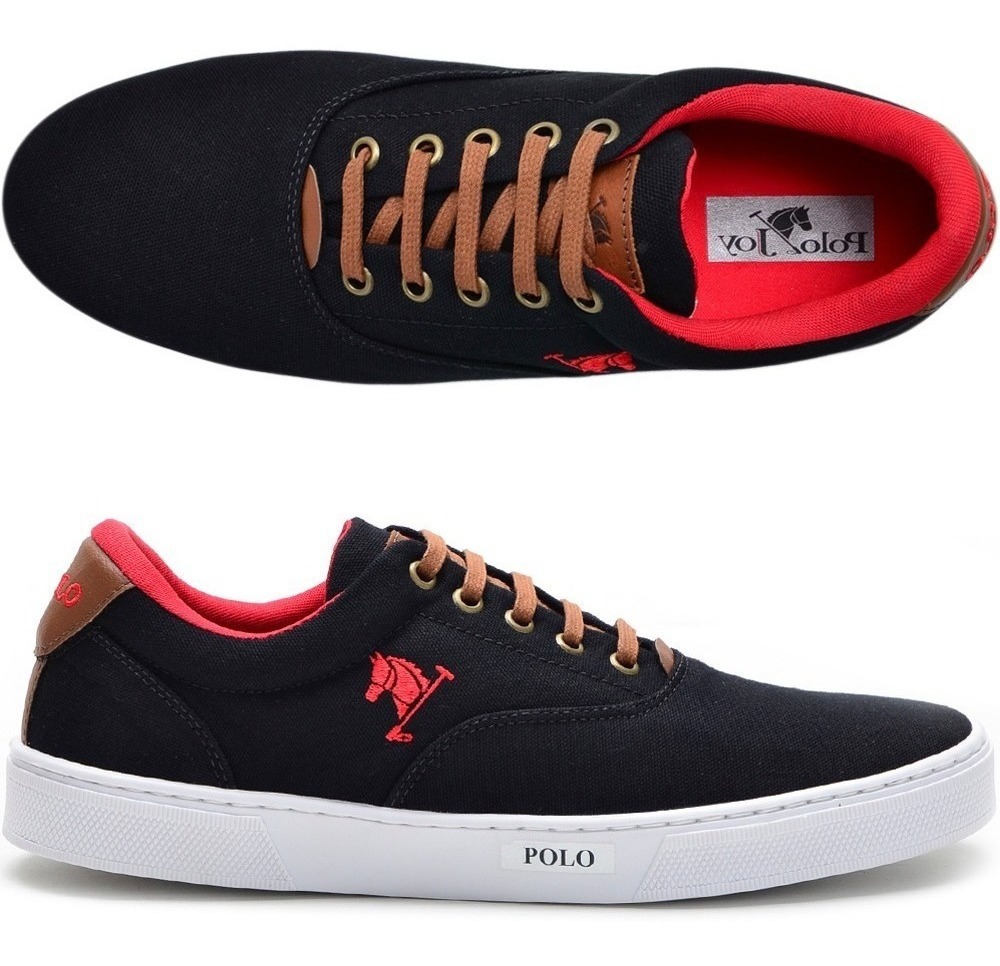 Tenis Masculino Sapatenis Polo Joy Promoção 100% Original - R$ 60,00 em Mercado Livre