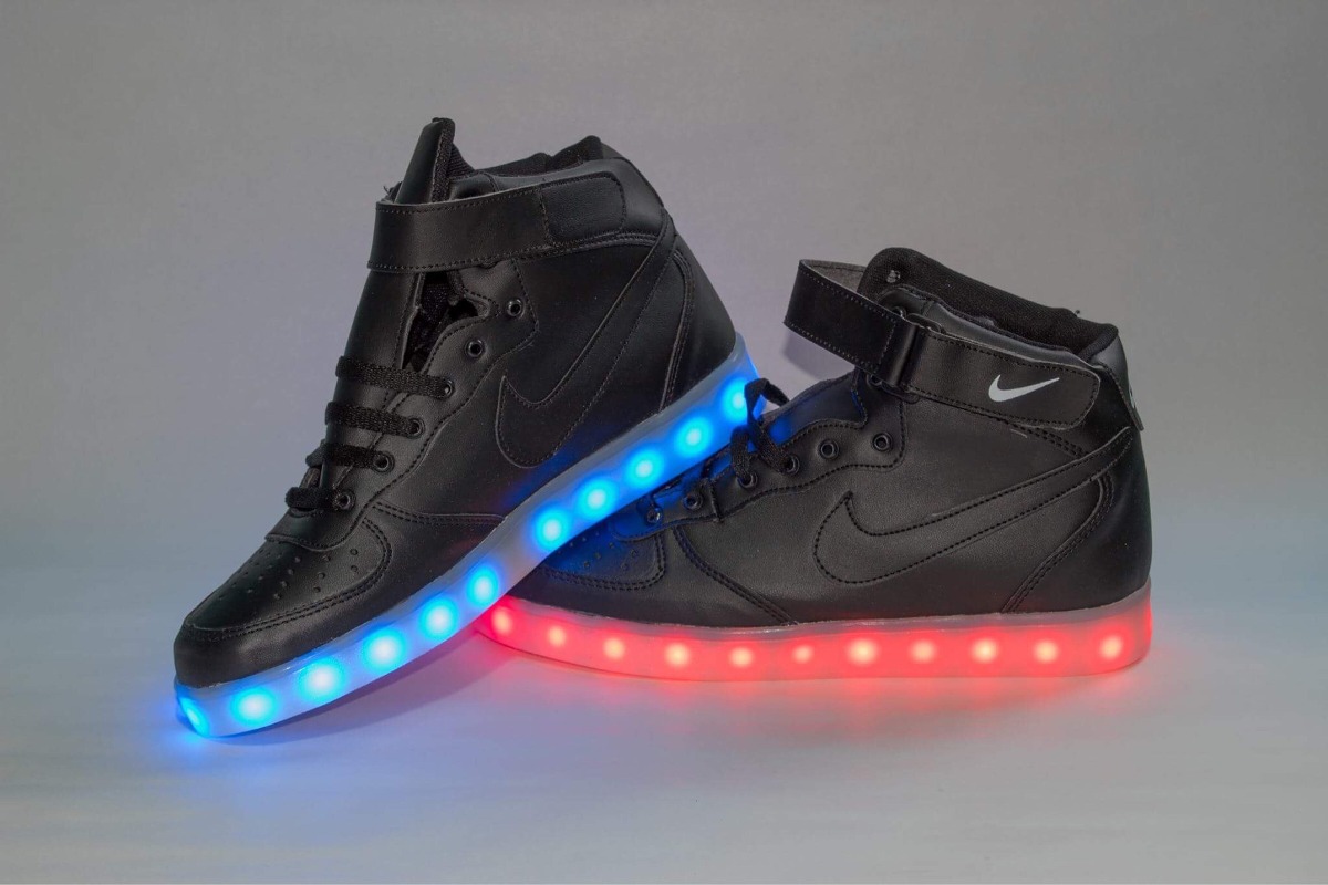 tenis nike con luz en la suela