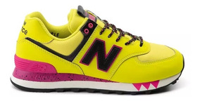 tenis new balance amarillos