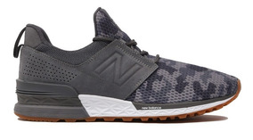 Tenis New Balance 574s Gris Cammo Tenis New Balance 574s Gris Cammo