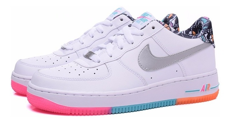 tenis nike suela de colores