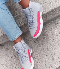 retro 12 racer pink