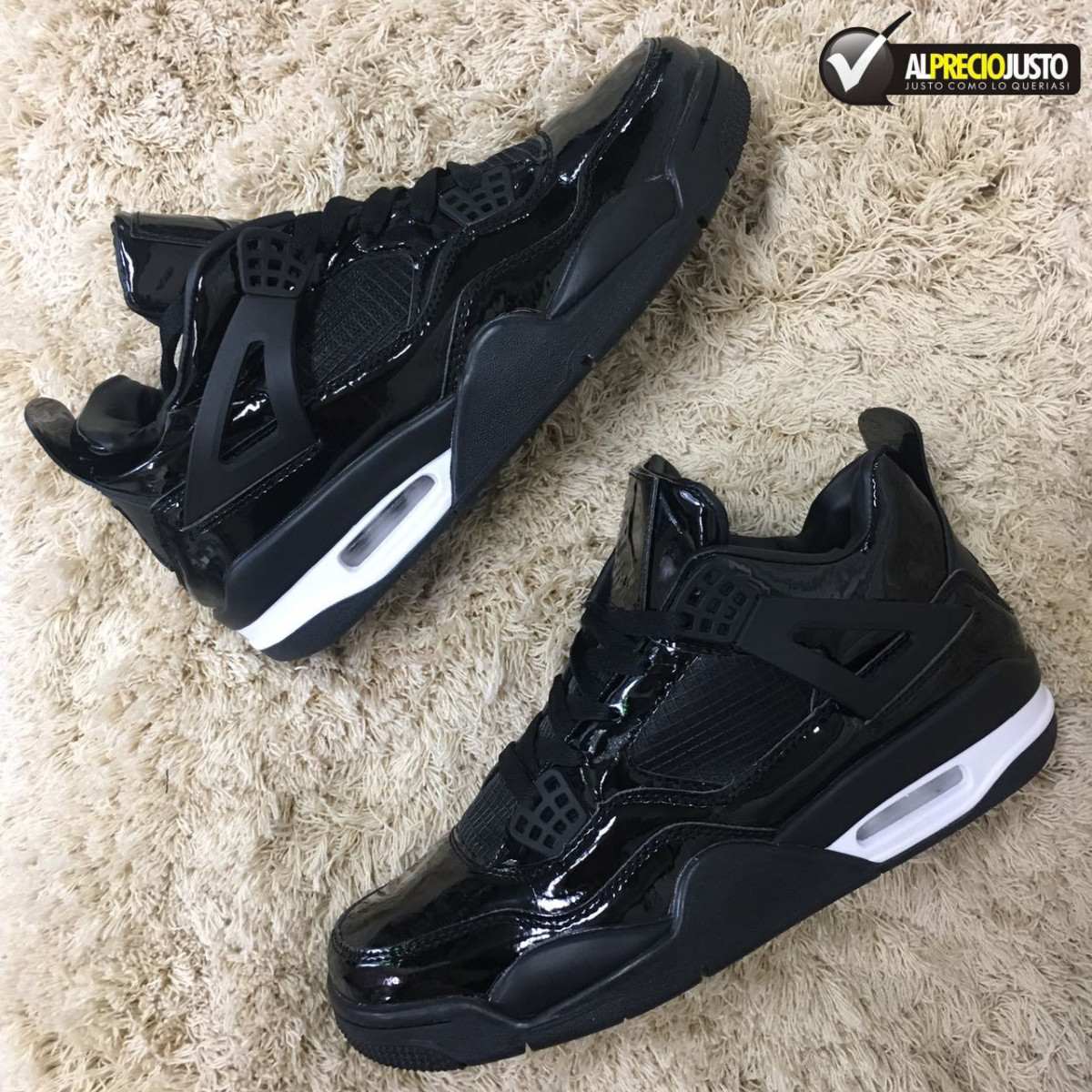 air jordan retro 4 negras