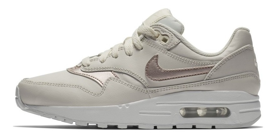 Tenis Nike Air Max 1 Mujer Color Hueso Casual # 25 Cm Único Tenis Nike Air Max 1 Mujer Color Hueso Casual # 25 Cm Único