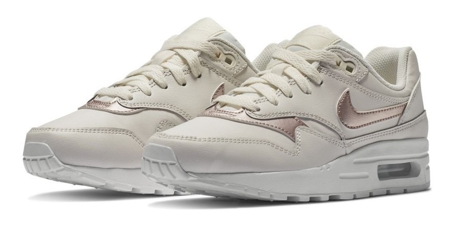 Tenis Nike Air Max 1 Mujer Color Hueso Casual # 25 Cm Único Tenis Nike Air Max 1 Mujer Color Hueso Casual # 25 Cm Único