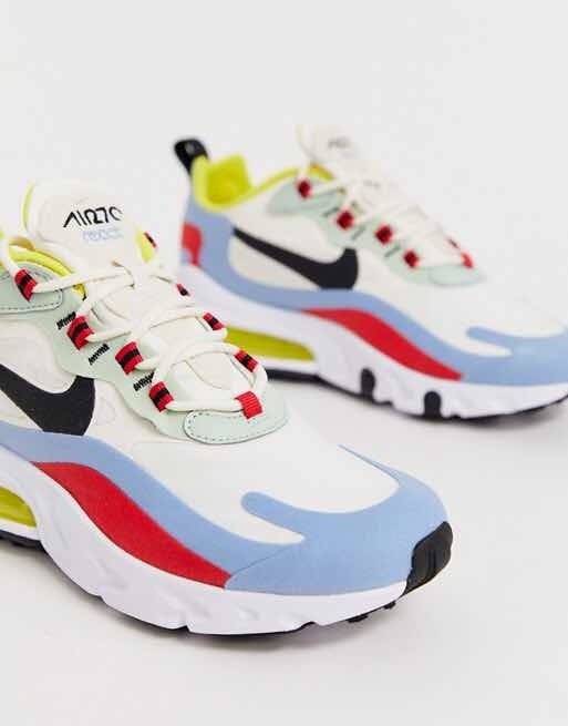 Zapatillas Nike Air Max 270 React (bauhaus) Mujer Originales Zapatillas Nike Air Max 270 React (bauhaus) Mujer Originales