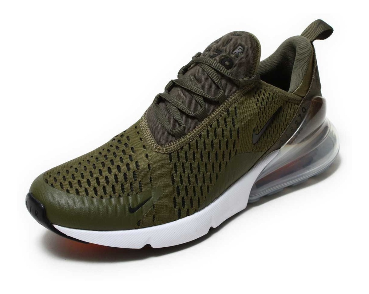 Tenis Nike Air Max 270 Verde Militar Hombre, Zapatillas 2018 - $ 149