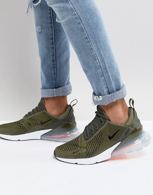 tenis nike air max 270 verde militar