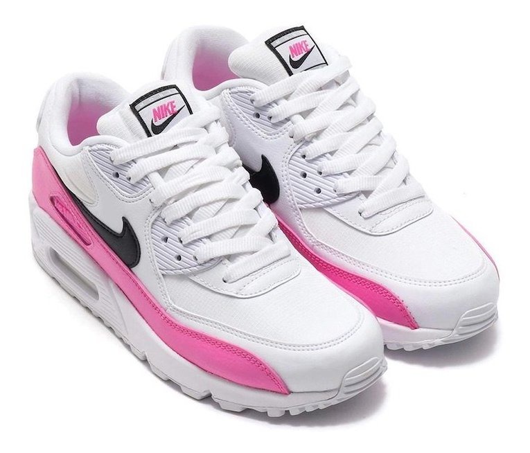 Tenis Nike Air Max 90 Blanco,rosa Paloma Negra,nuevo En Caja Tenis Nike Air Max 90 Blanco,rosa Paloma Negra,nuevo En Caja