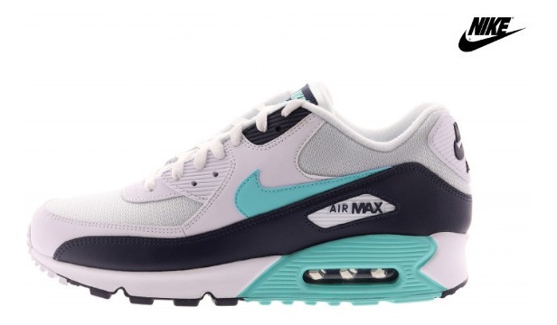 Tenis Nike Air max 90 Essential Whiteaurora Greenobsidian Tenis Nike Air max 90 Essential Whiteaurora Greenobsidian