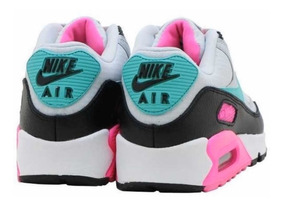 tenis nike negros con rosa