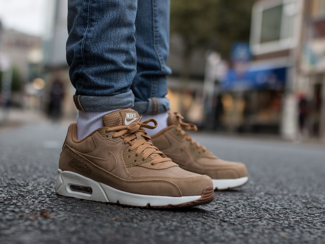 Tenis Nike Air Max 90 Ultra 2.0 Flax 100% Originales Elegante Nike Hombre Nike Air Max 90 Ultra 2.0 Ltr Zapatos