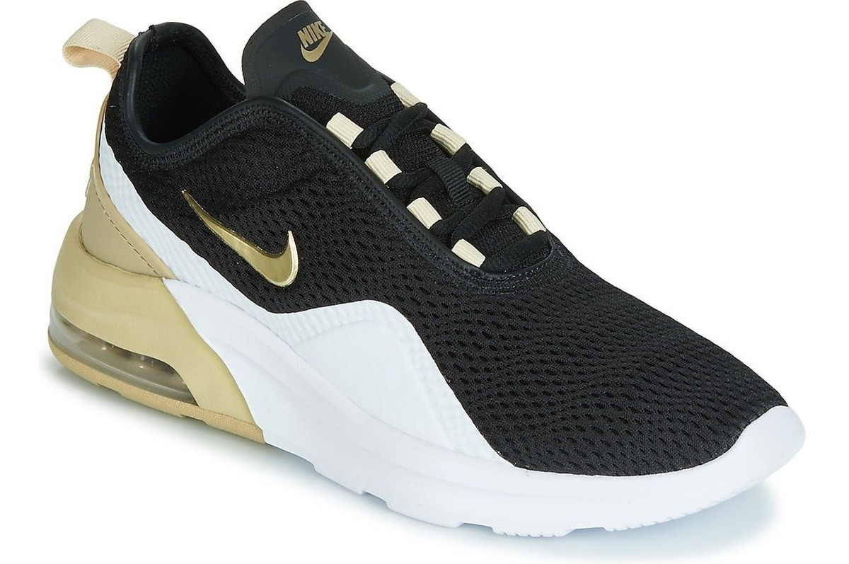 tenis nike negras con dorado