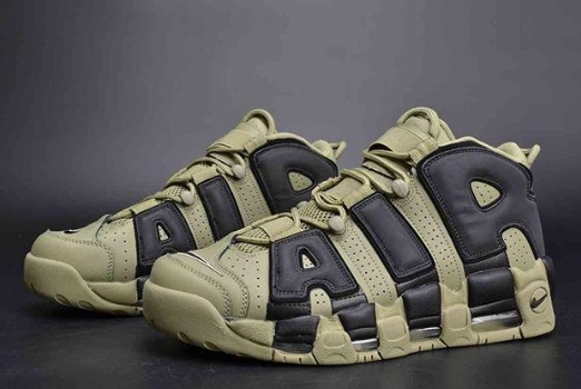 nike uptempo verdes