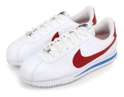 nike cortez blanco y rojo