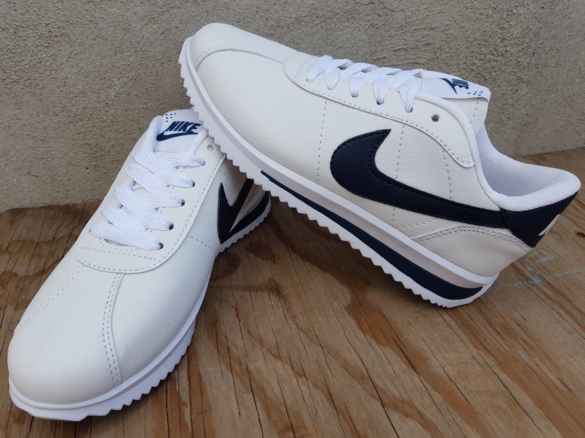 nike cortez blanco rojo azul