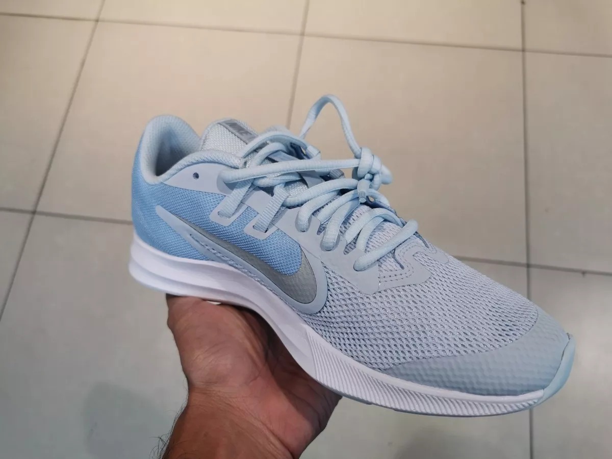 Tenis Nike Downshifter 9 Running Jr Niño Azul Celeste Origin Tenis Nike Downshifter 9 Running Jr Niño Azul Celeste Origin