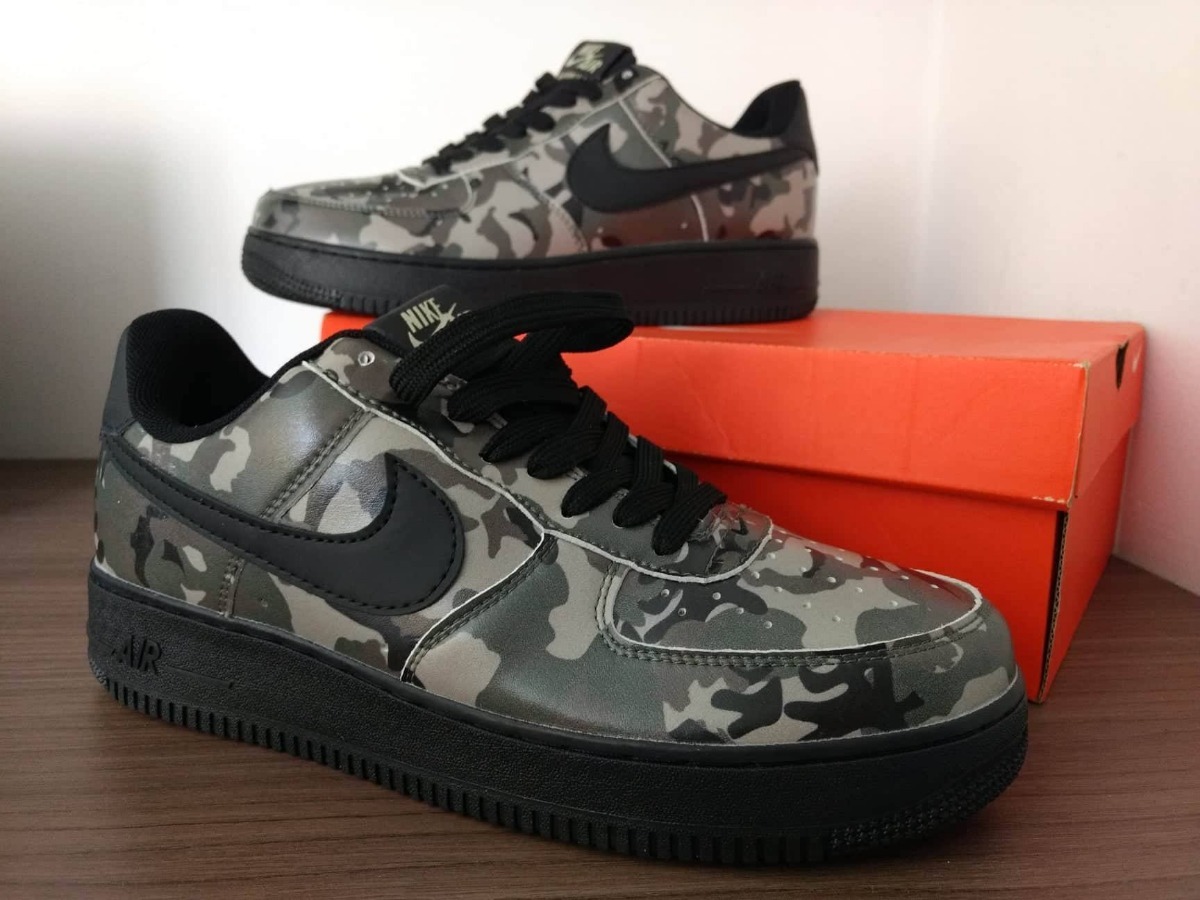 tenis nike camuflados para mujer