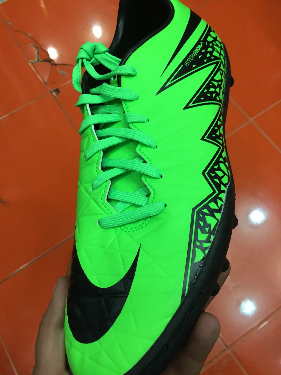 Tenis Nike Hypervenom 2 Verde Neymar 2015 Turf - $ 1,549.00 en Mercado Libre