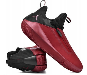 tenis nike jordan negro con rojo