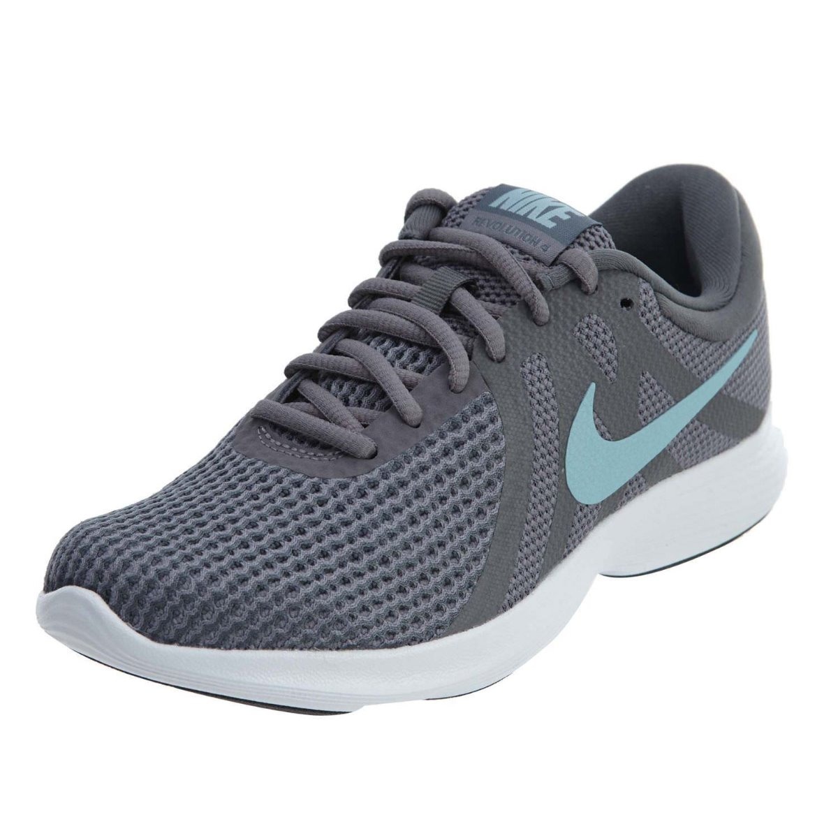 tenis nike grises mujer