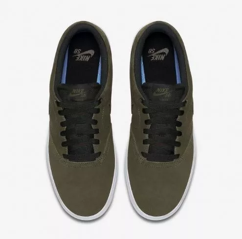 tenis nike verdes militar hombre