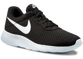 tenis nike negros de tela