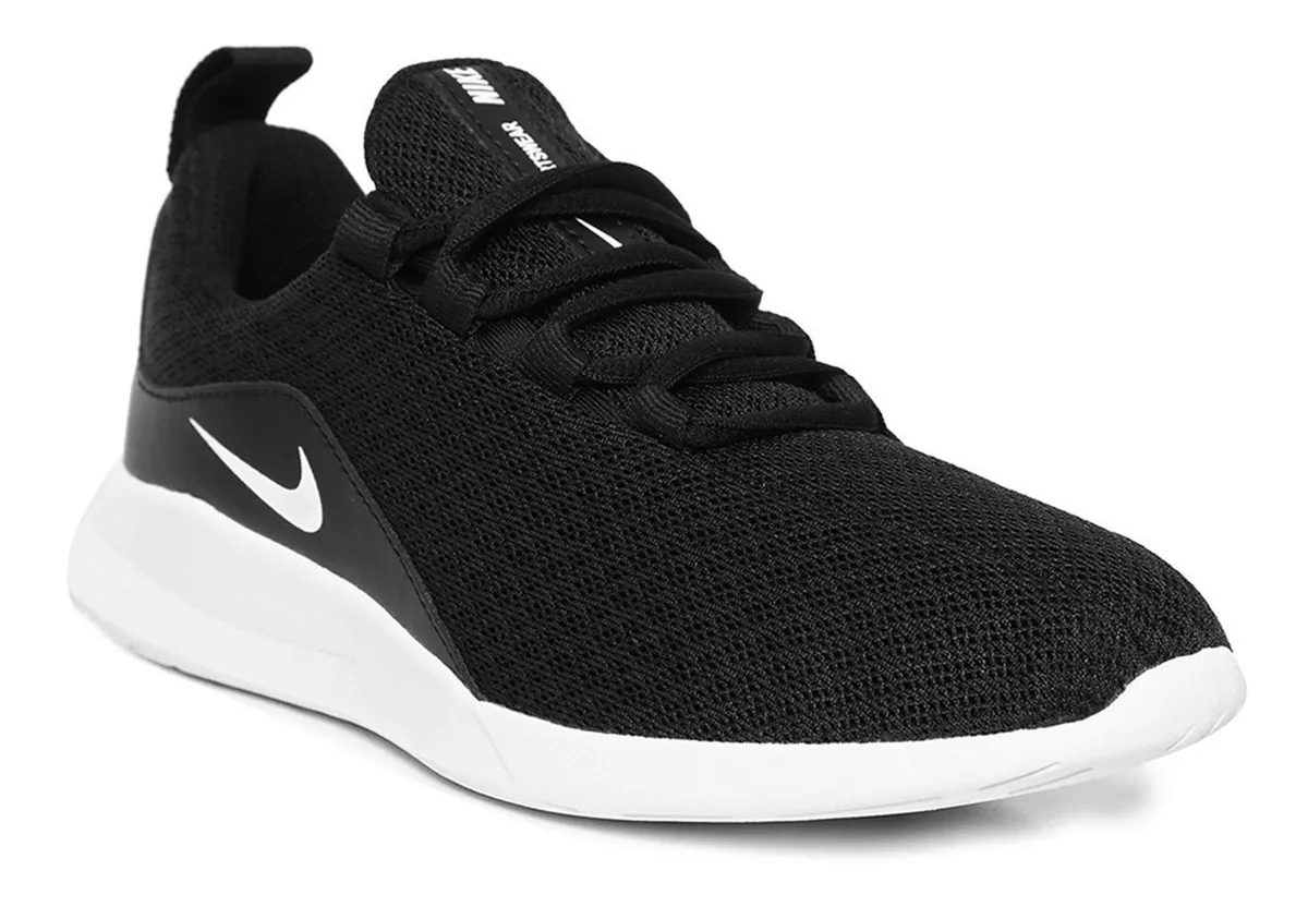 tenis nike negras con blanco