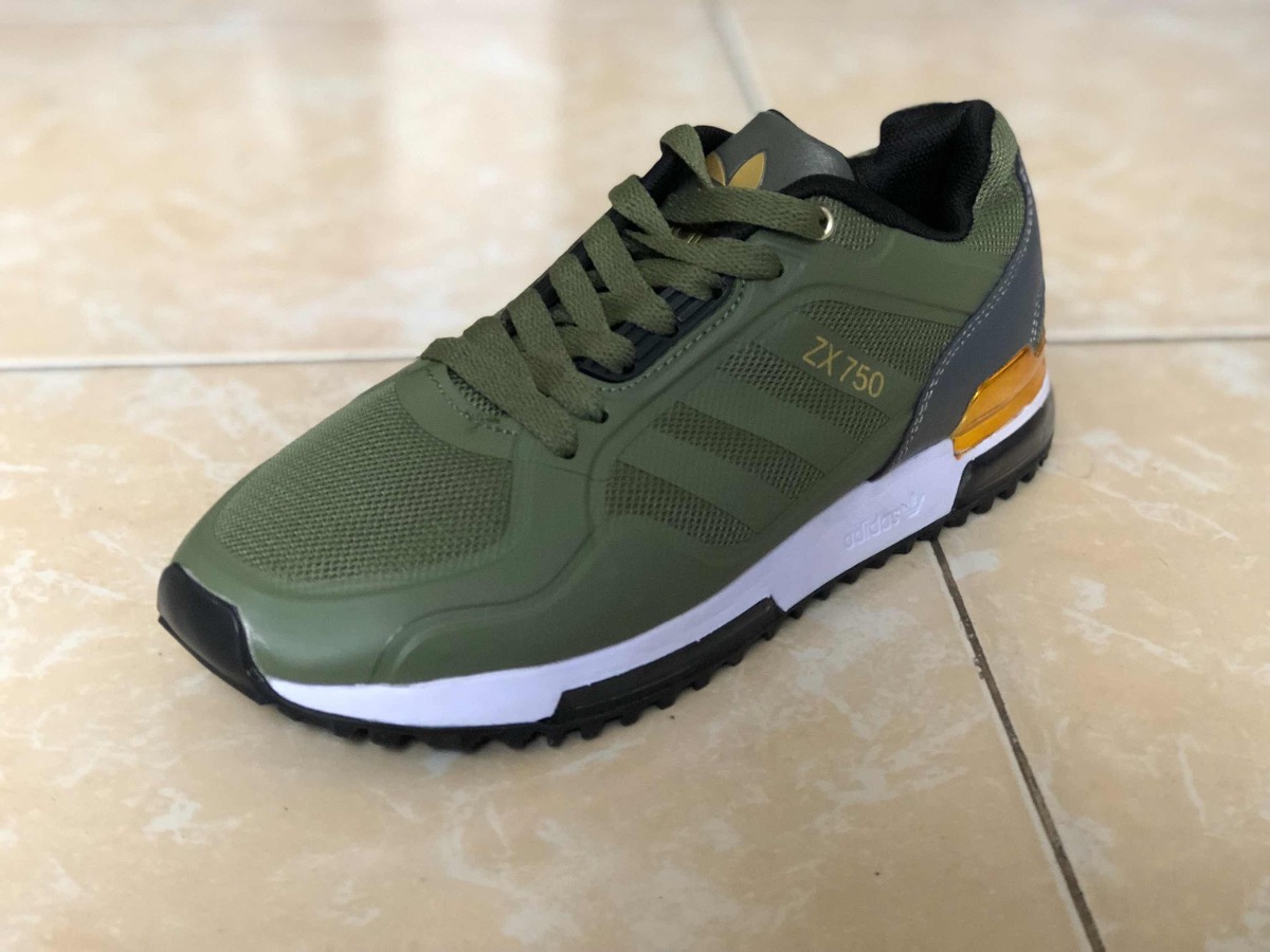 adidas zx 750 verde militar con dorado