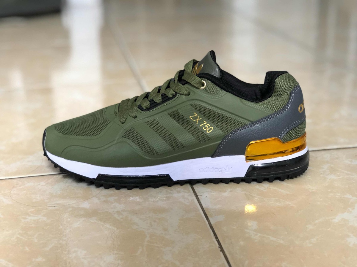 adidas zx 750 verde militar con dorado