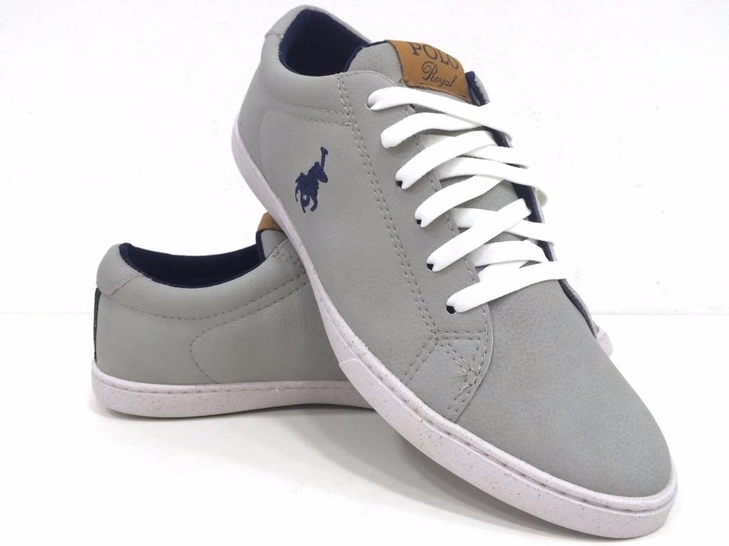 Tenis Polo Ralph Lauren Couro Legitimo Masculino Royal Club