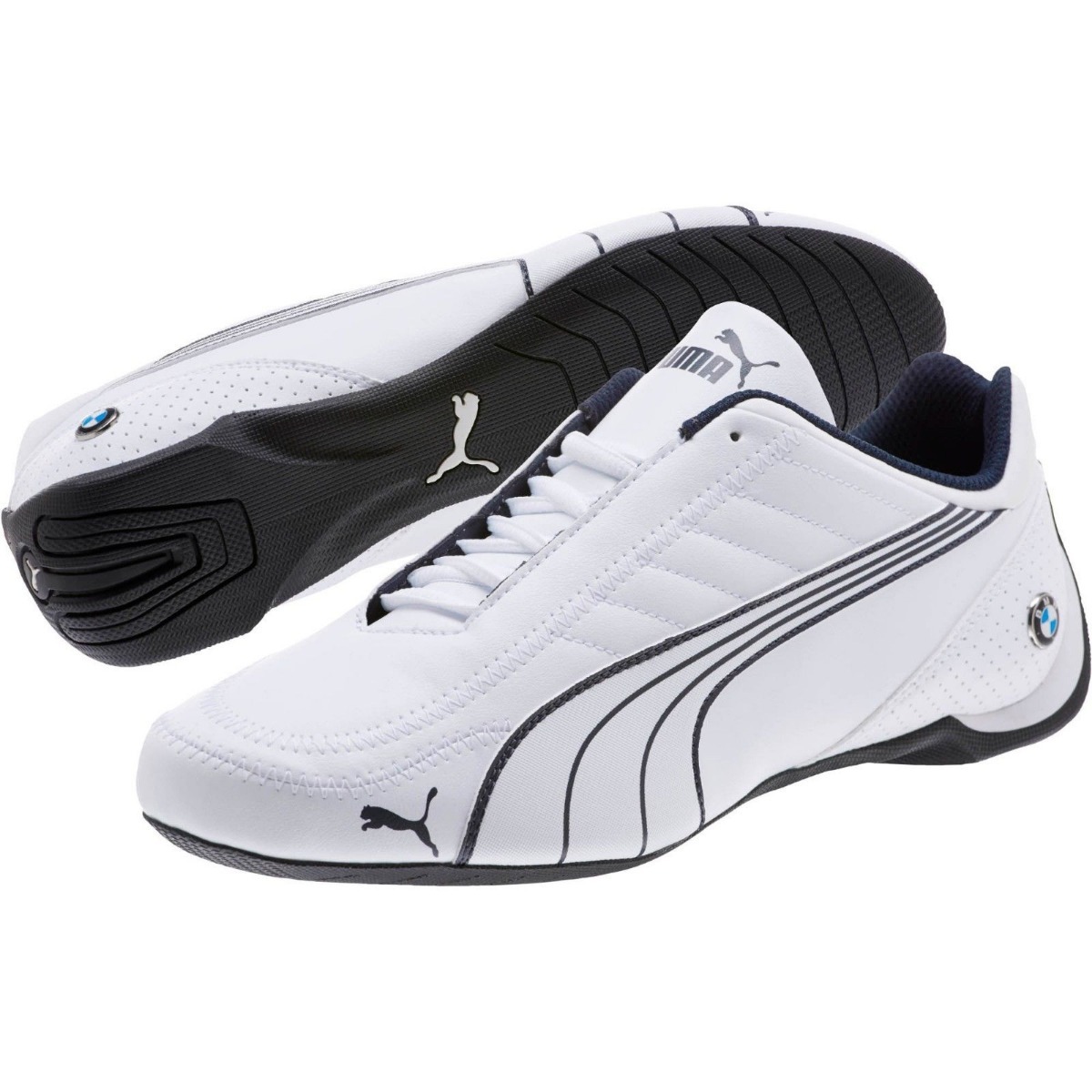 tenis puma branco e azul