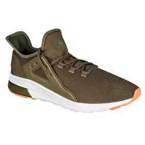 tenis puma verde olivo
