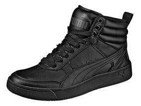 tenis puma negro para mujer