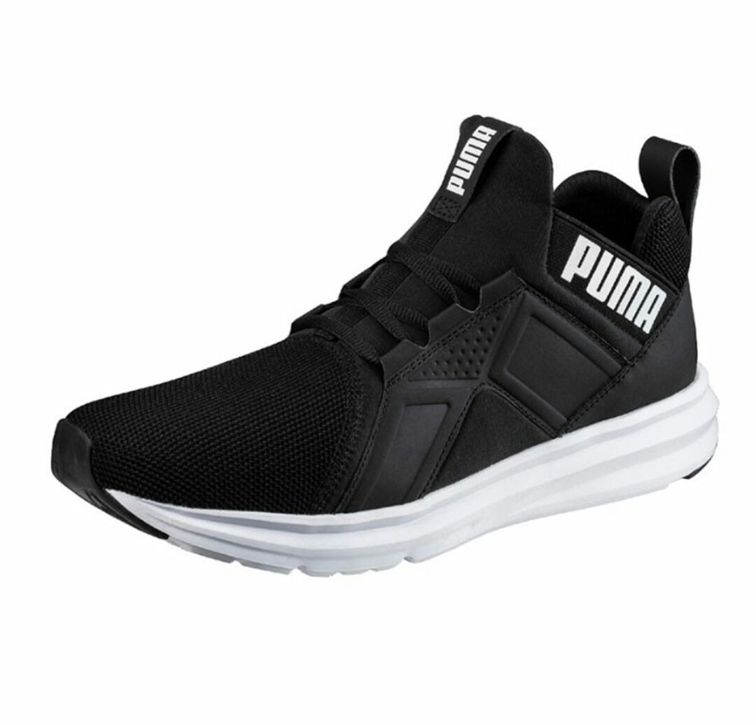Tenis Puma Enzo Botin Zapato Puma Hombre Negro Blanco Tenis Puma Enzo Botin Zapato Puma Hombre Negro Blanco