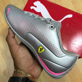 tenis puma ferrari mujer rojos