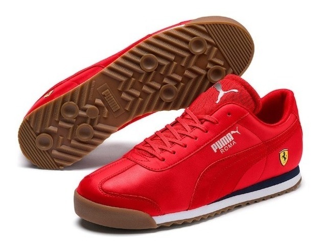 Tenis Puma Hombre Rojo Sf Roma 30608309 Tenis Puma Hombre Rojo Sf Roma 30608309