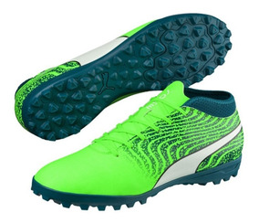 tenis puma verde fluorescente