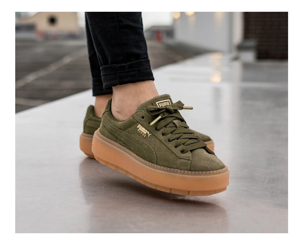 puma platform suede trace