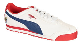 puma roma blanco con rojo
