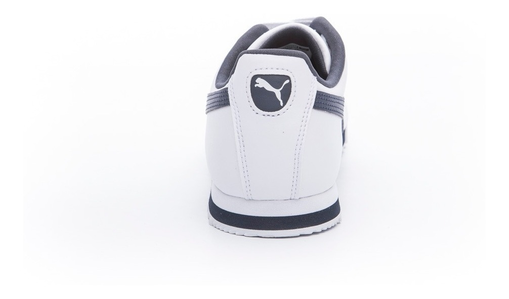 puma roma white new navy