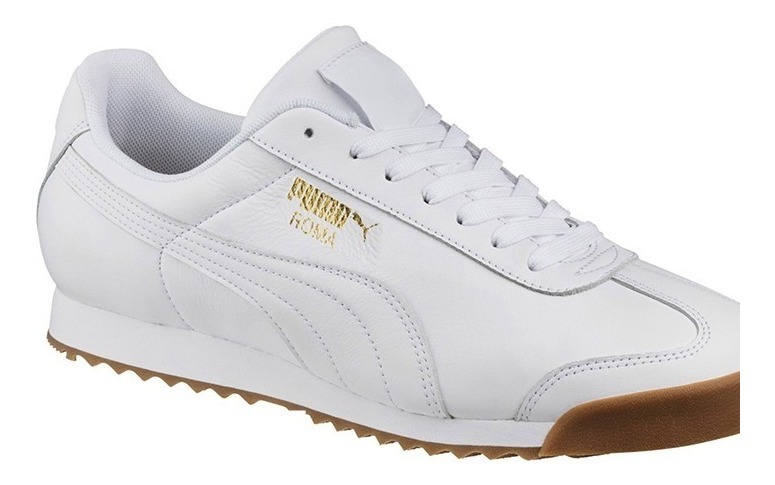 puma roma blancos con suela de liga