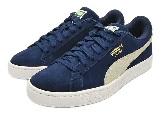 Never Retail Mx | Tenis Puma Suede Classic + Azul Marino Hombre Nuevo  Original - $ 1,300.00