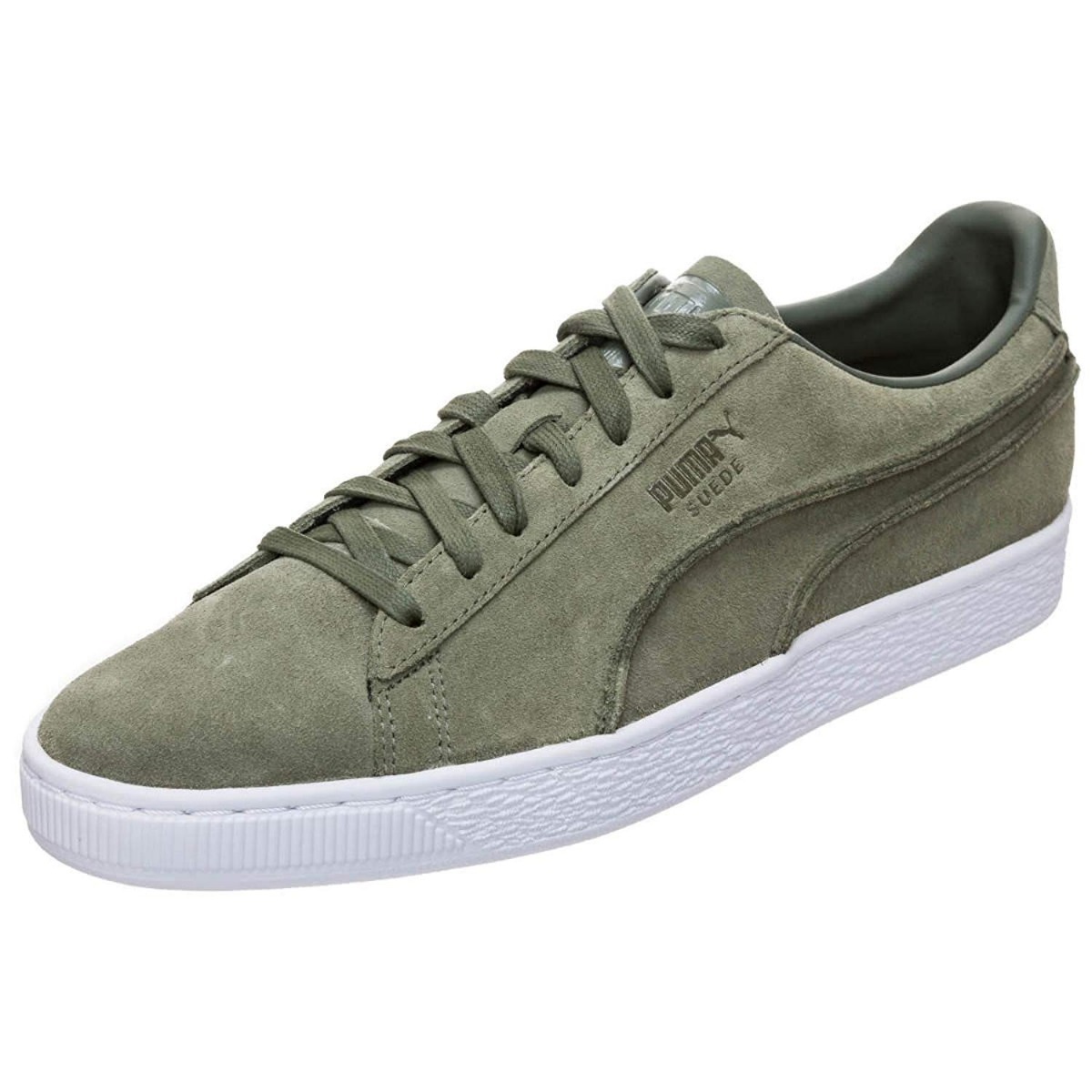 Tenis Puma Suede Classic Verde Olivo Gamuza Dama Urban Orign