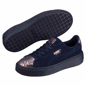 puma suede azul