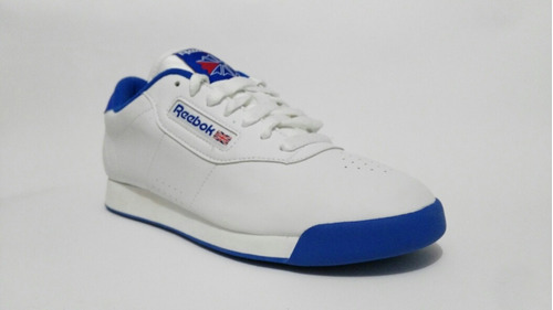 tenis reebok clasicos blancos con azul